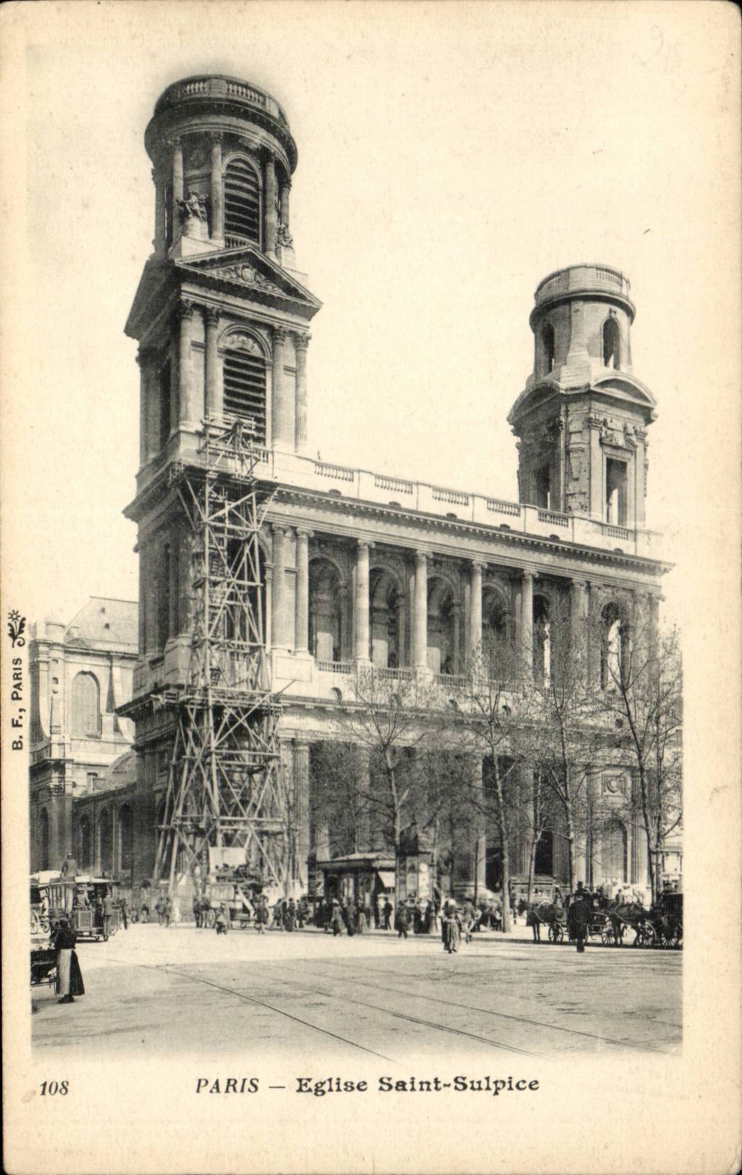 Paris CPA Church Saint Sulpice
