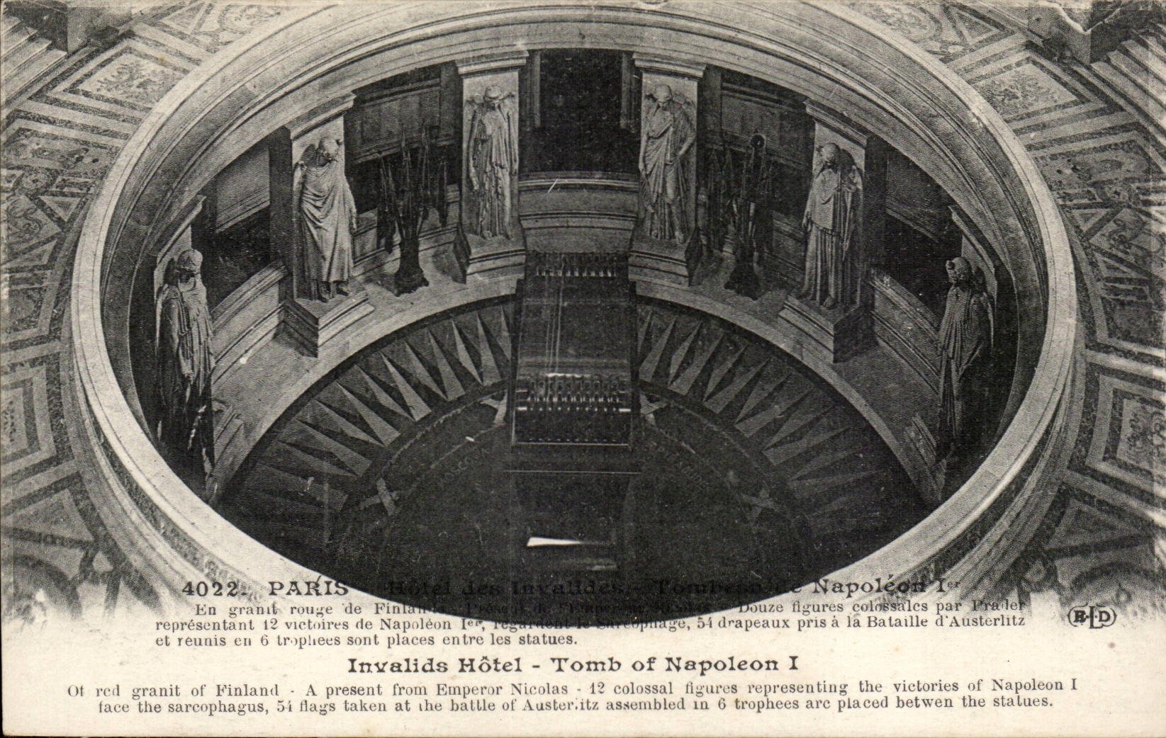 Paris CPA Falls from Napoleon 1st Invalides