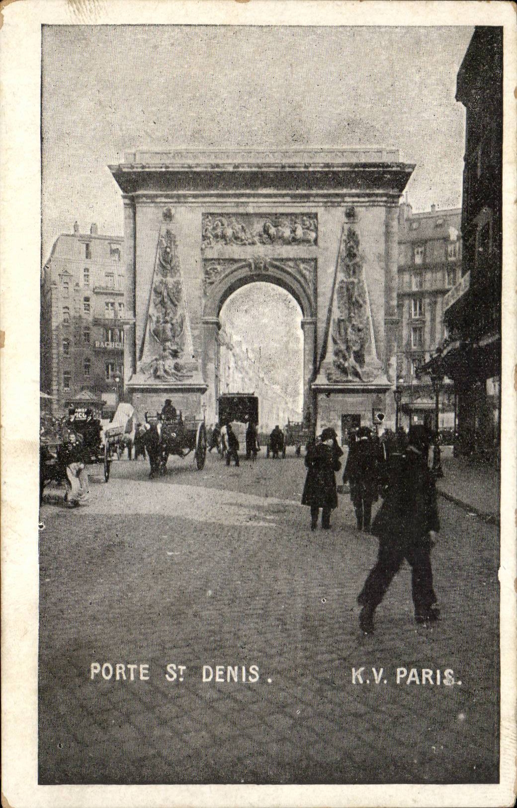 Paris CPA Gate St Denis
