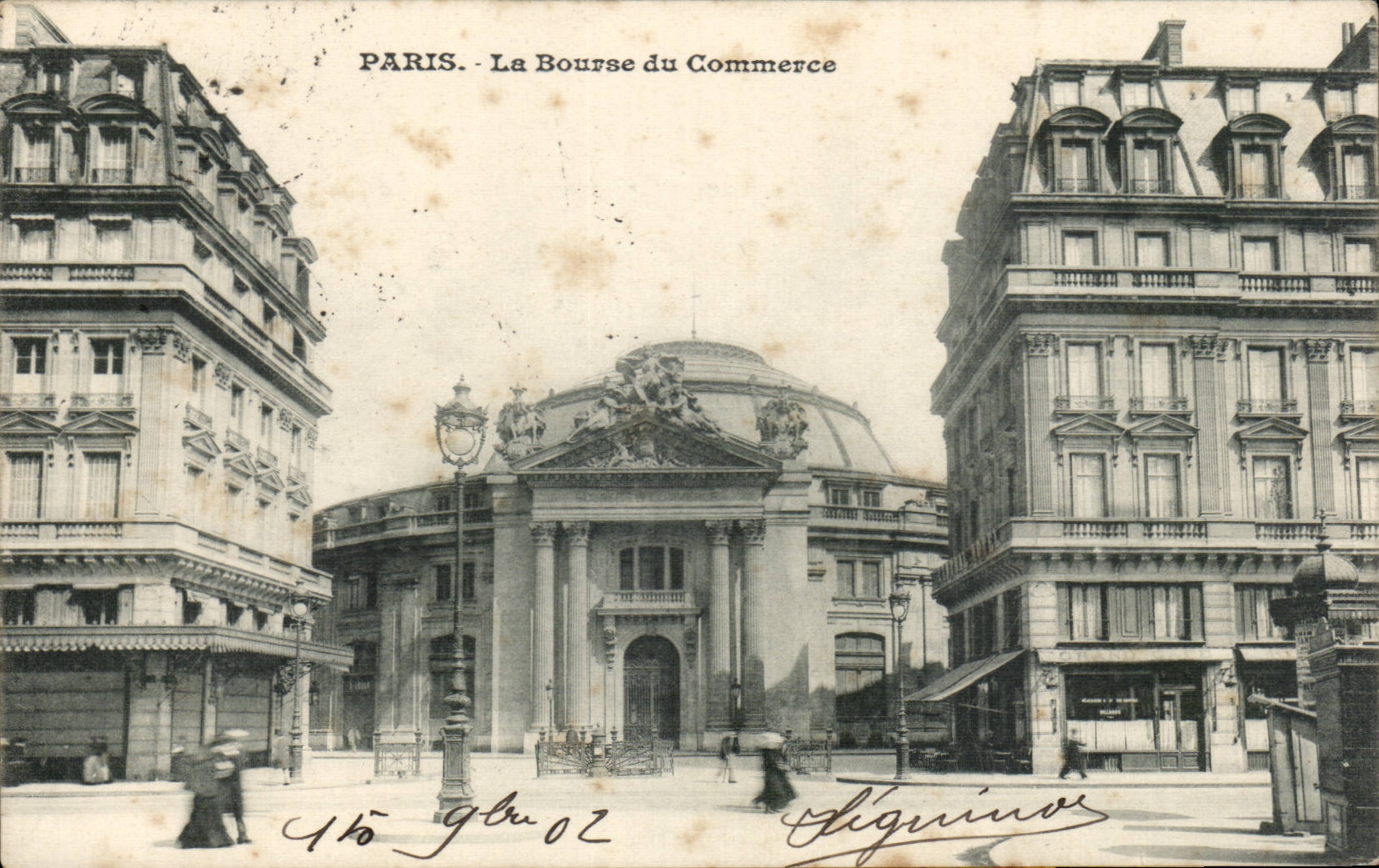 Paris CPA La Bourse du commerce