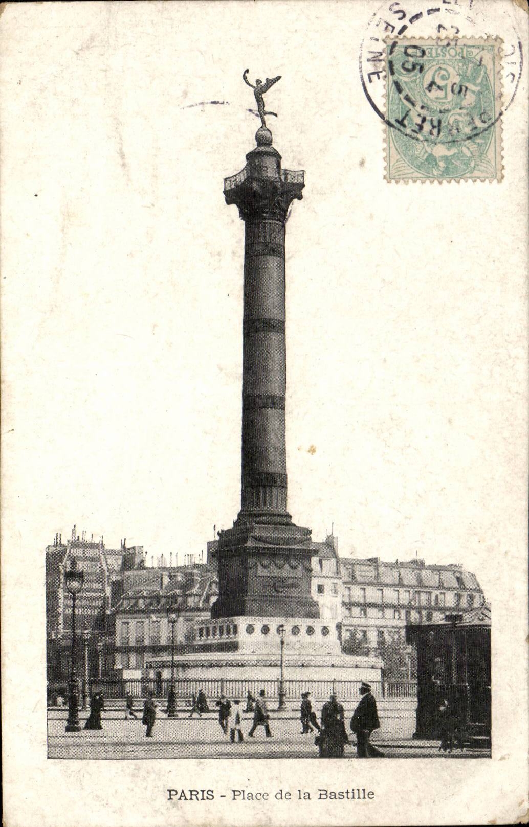 Paris CPA Places Bastille