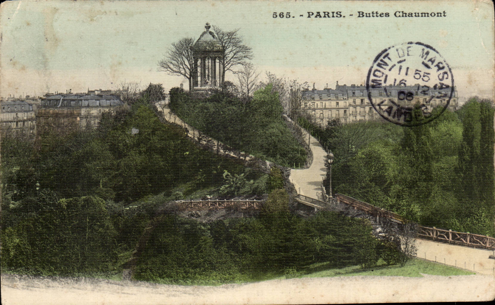 Paris CPA Chaumont Hillocks