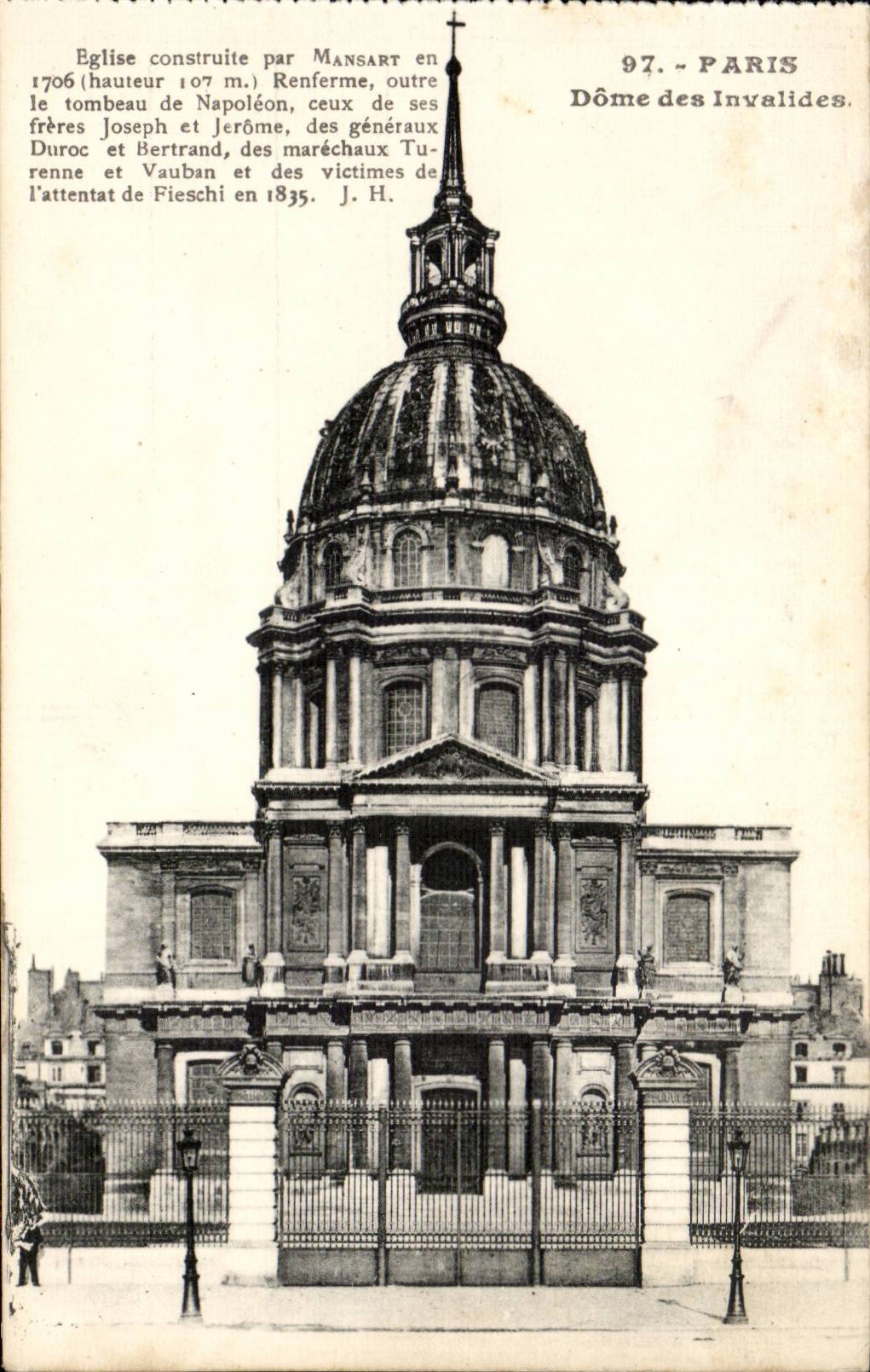 CPA Paris Dome of Invalides