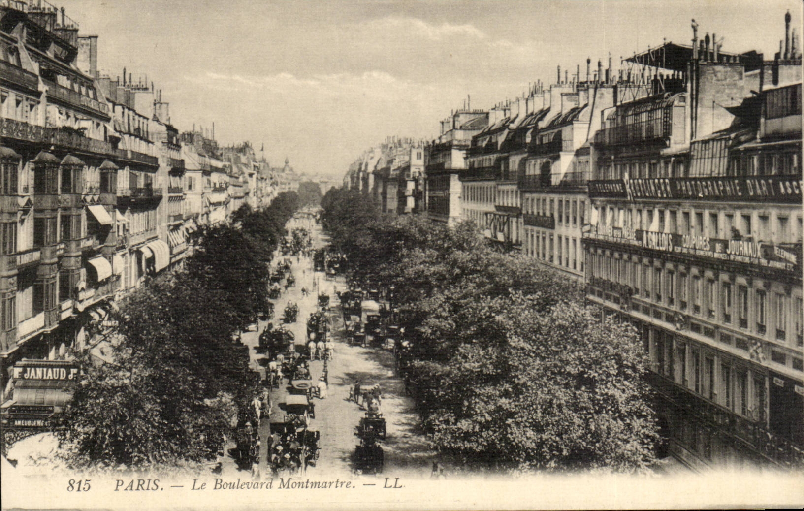 Paris CPA le boulevard Montmartre