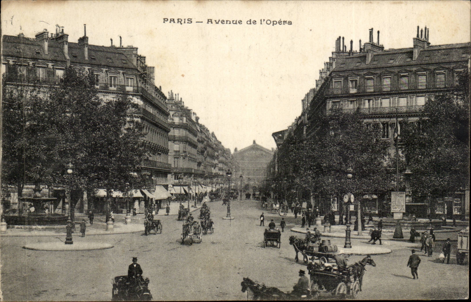Paris CPA Which occurred of the opera