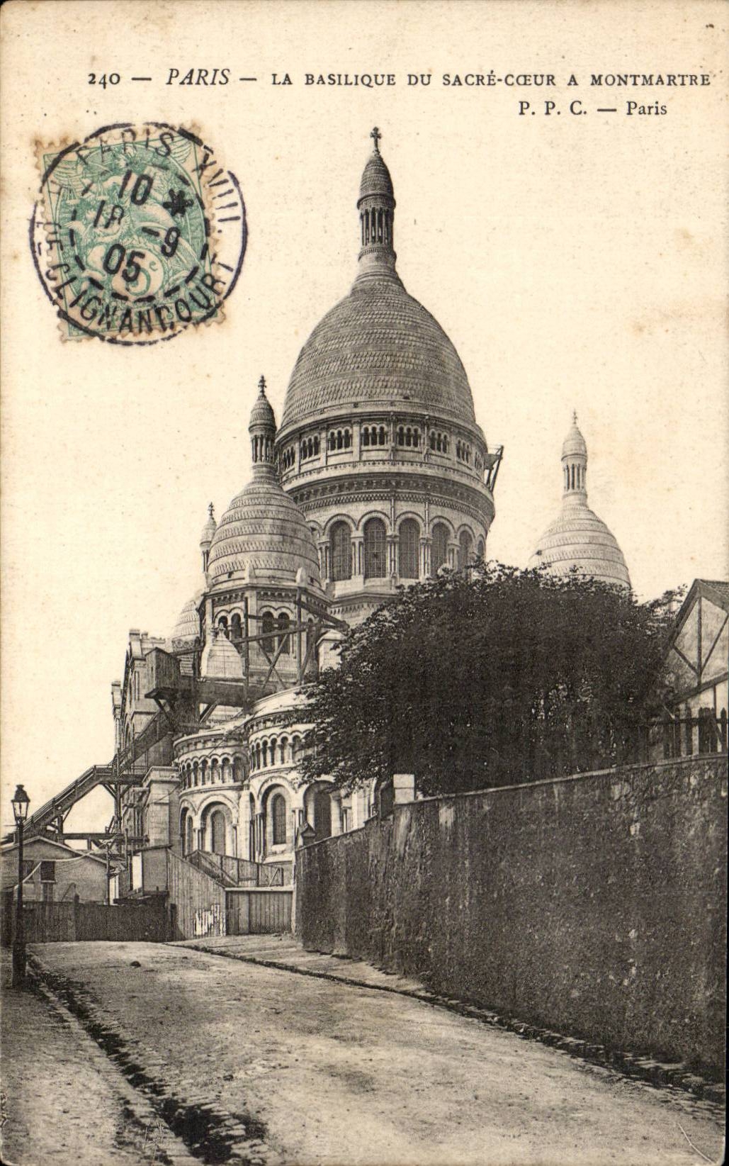 Paris CPA Basilique du Sacre Coeur Montmartre