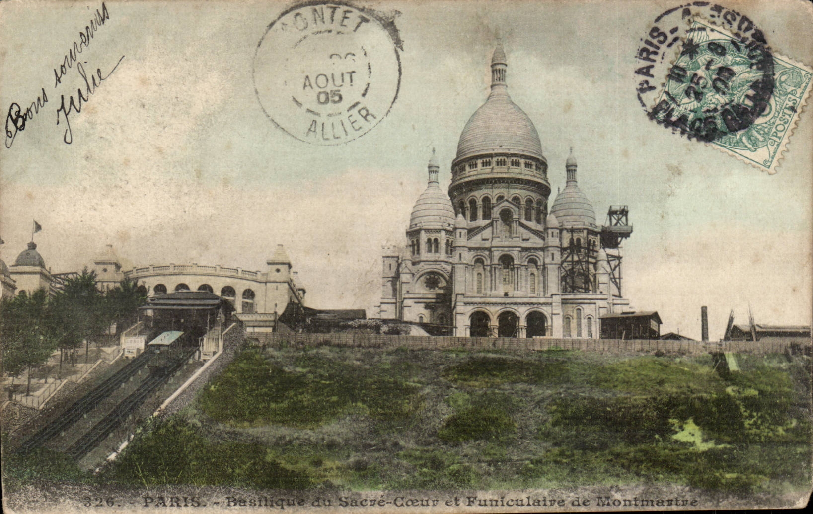 Paris CPA Basilique du Sacre Coeur Montmartre
