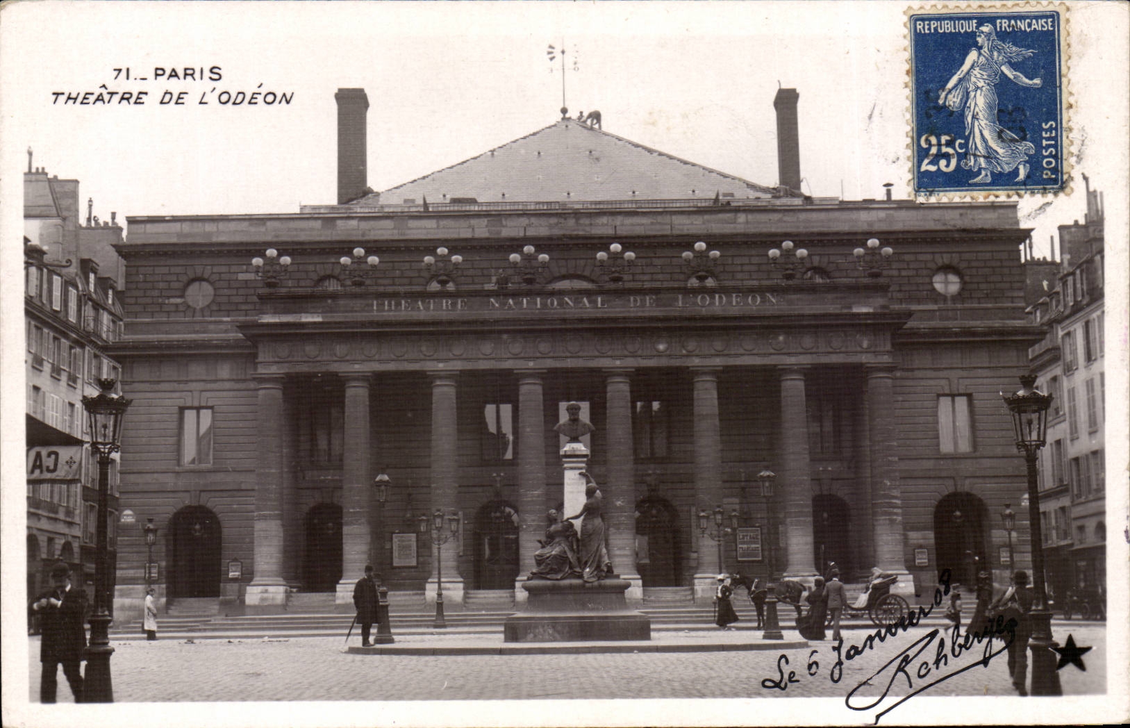 Paris CPA Theater of the odeon