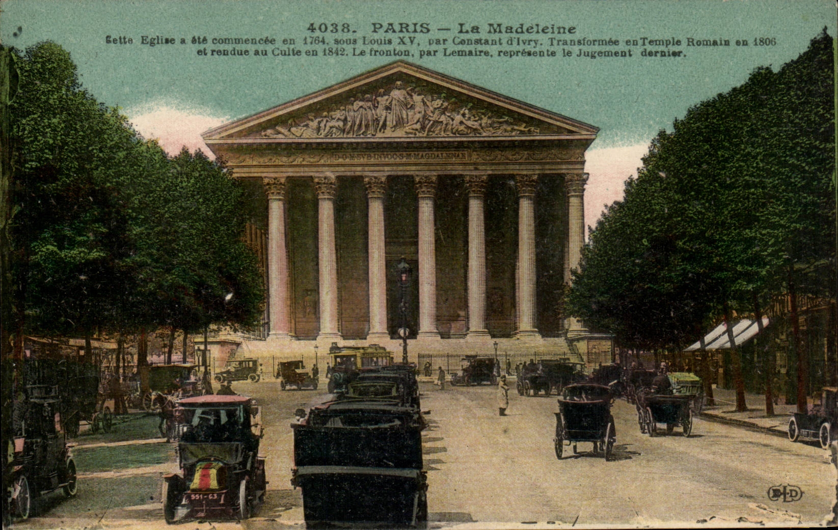 Paris CPA La Madeleine