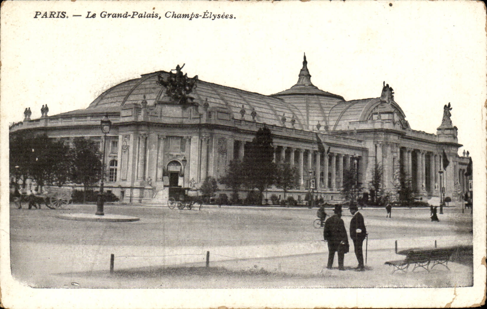 Paris CPA the Grand Palais Champs Elysees