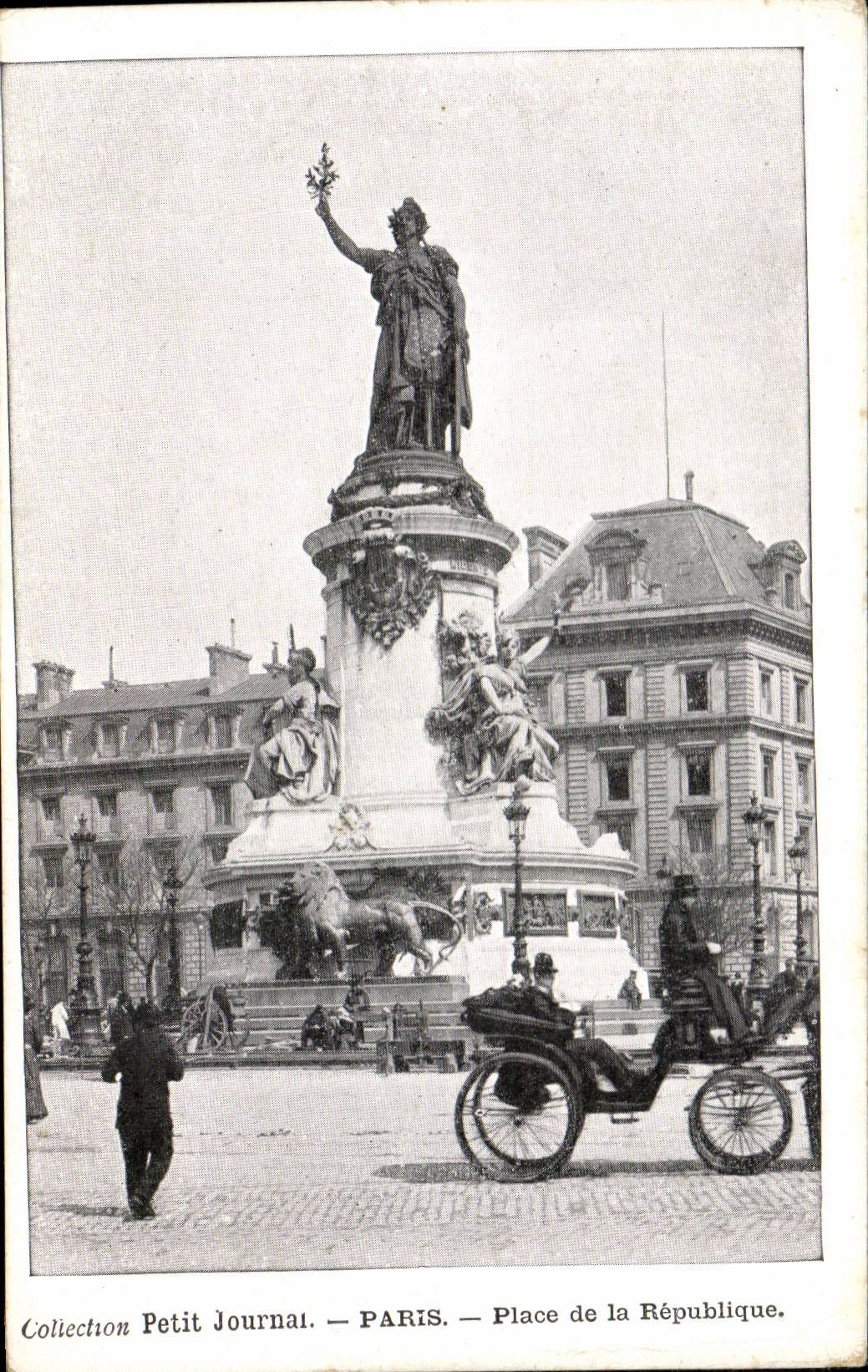Paris CPA Places Republic