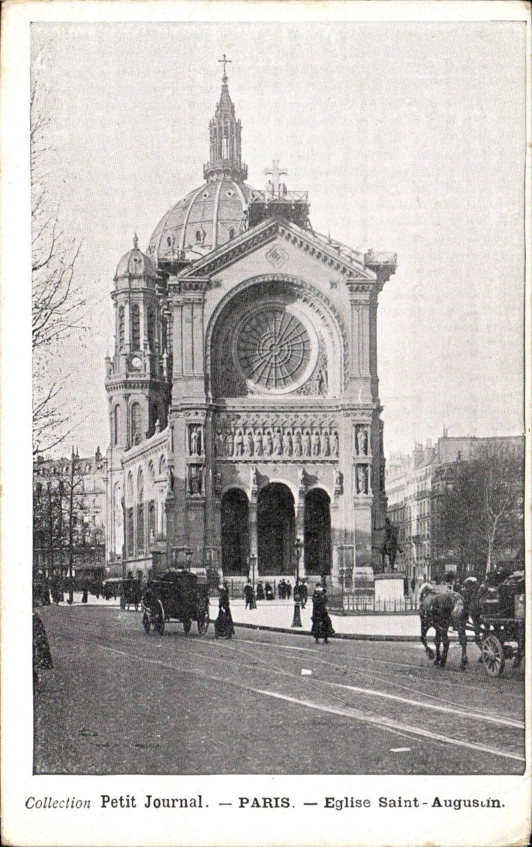 Paris CPA Church Saint Augustin