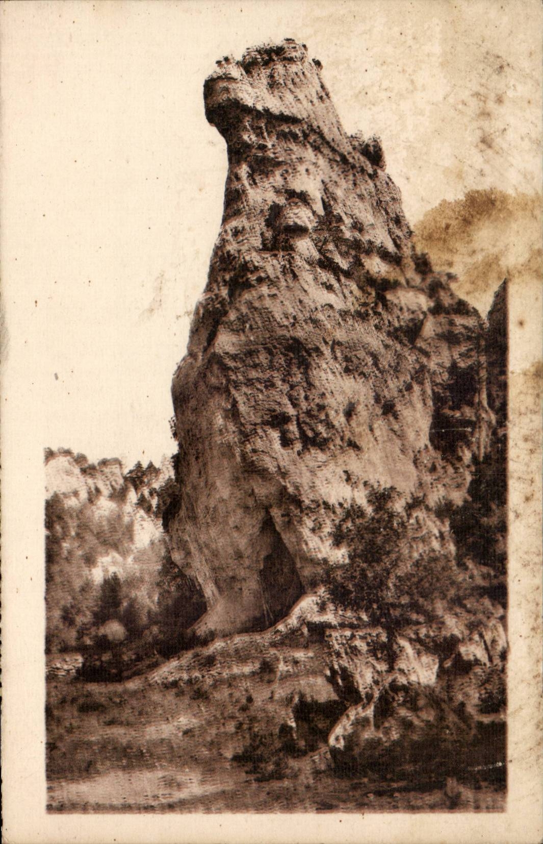 CPA Aveyron Montpellier the Old Circus of Amats the sphinx