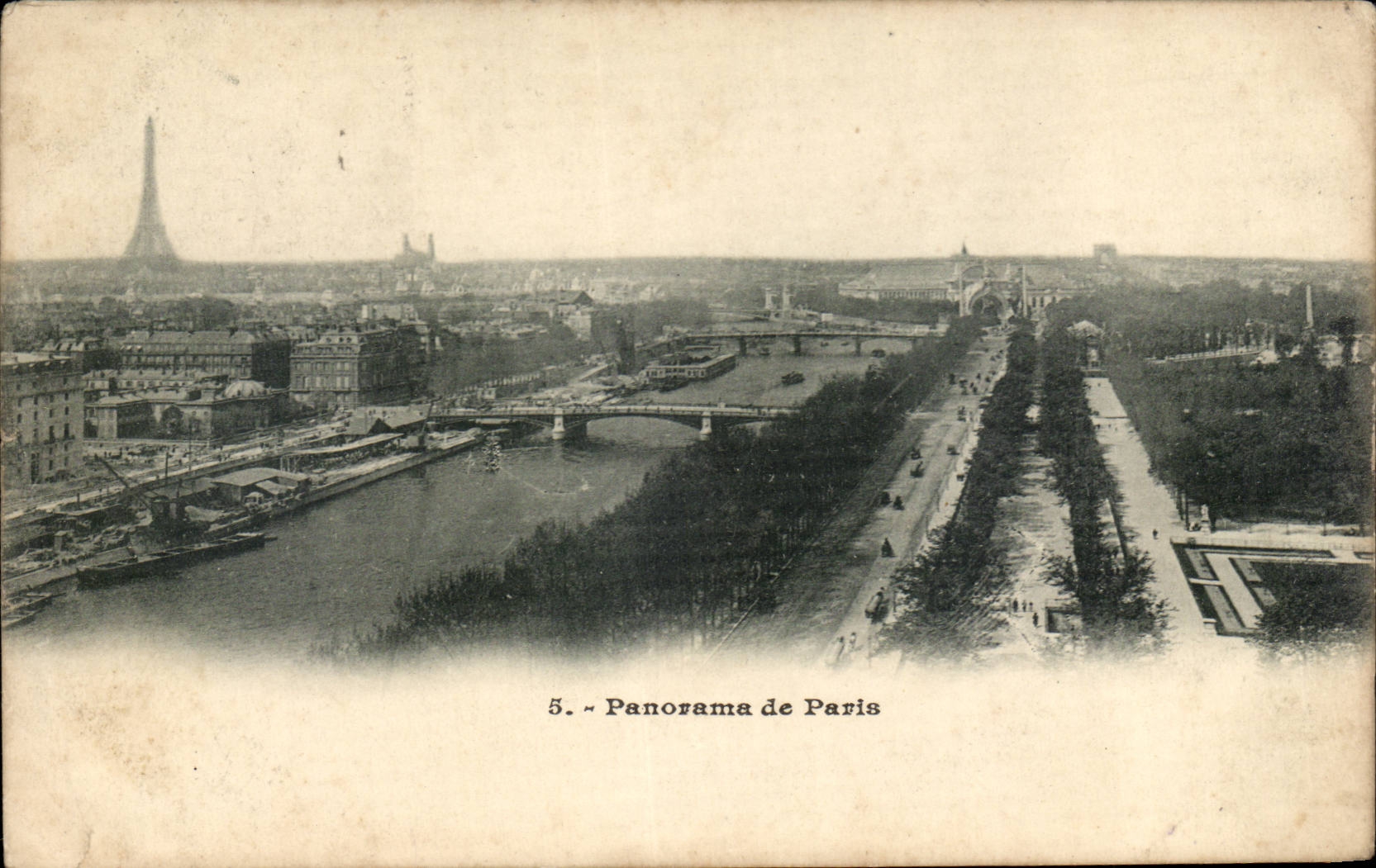 Paris CPA Panorama de paris