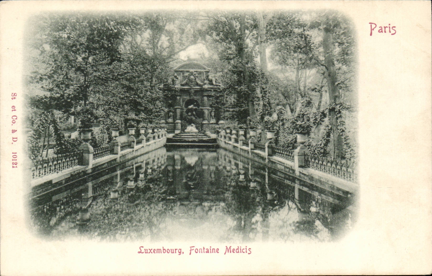 Paris CPA Luxembourg Medicis Fountain