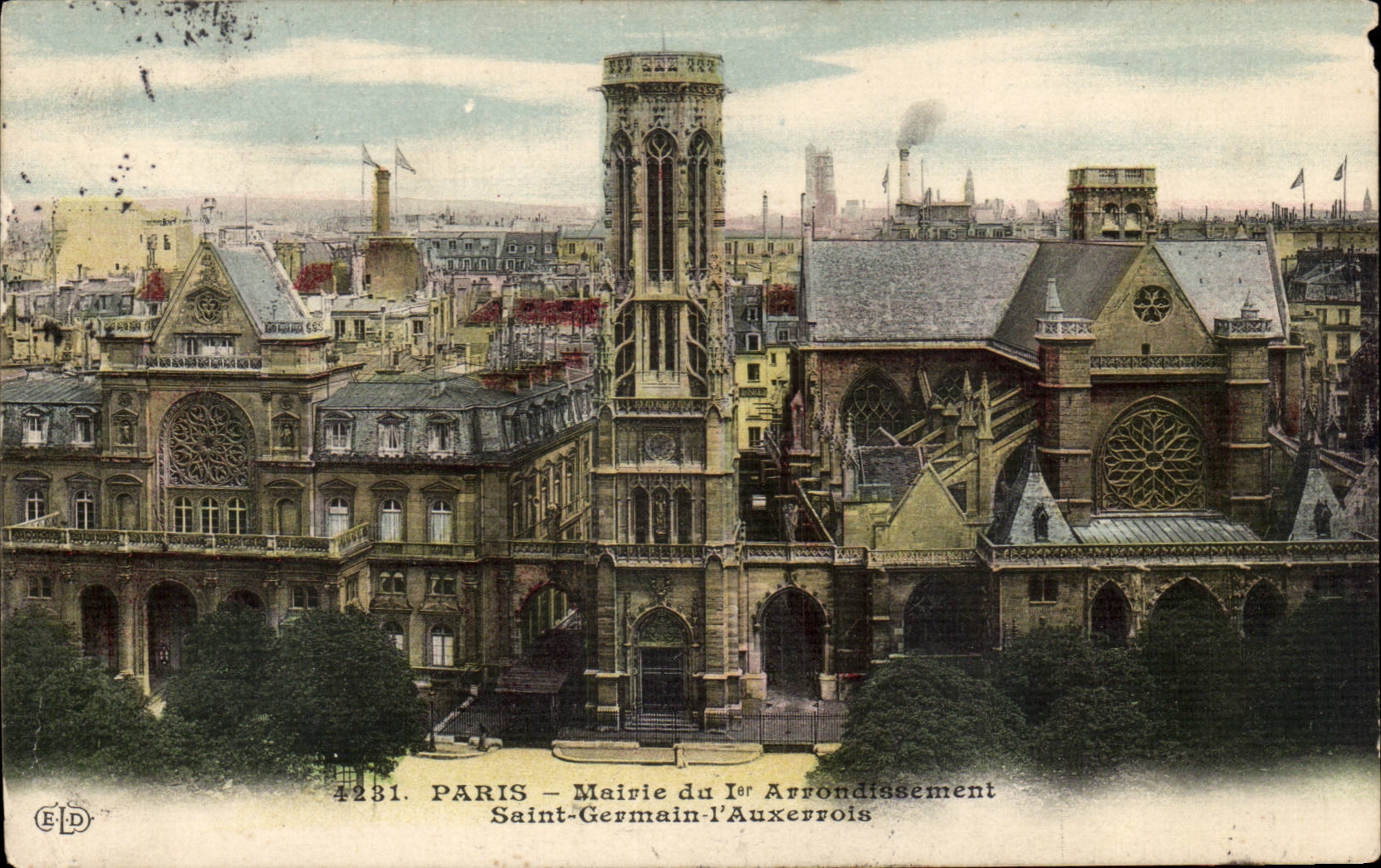 Paris CPA Mairie du 1er arrondissement Saint Germain l'auxerrois