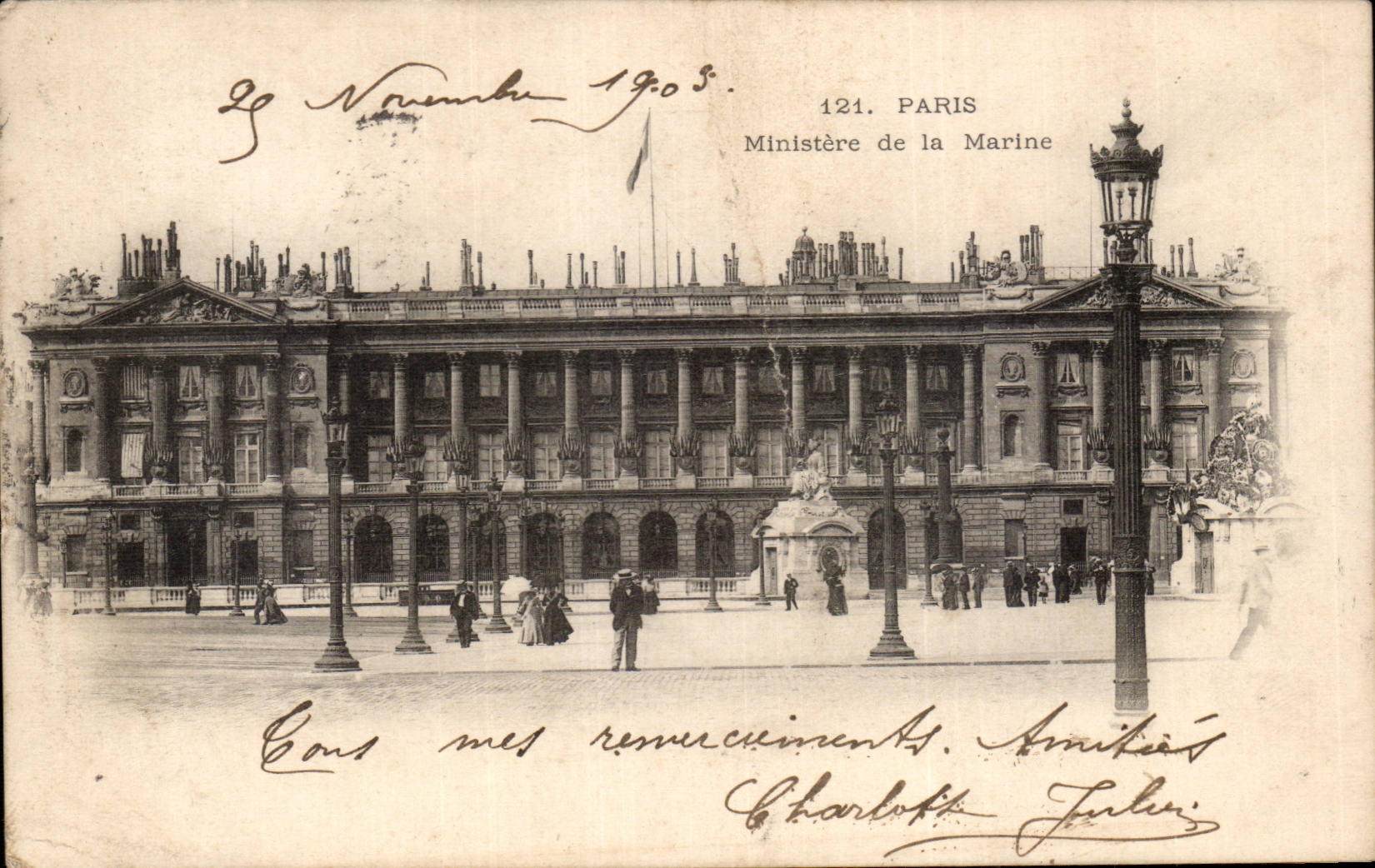Paris CPA Ministry for the Navy