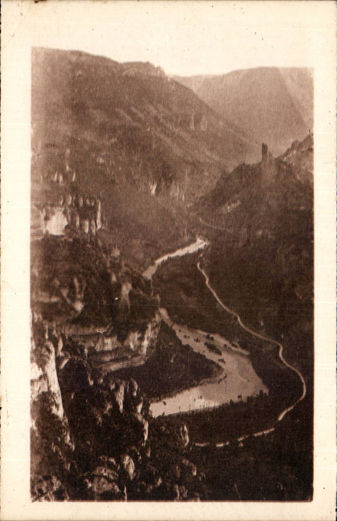 Falle von Tarn CPA welches das Subline zeigen (stromabwarts gesehen)