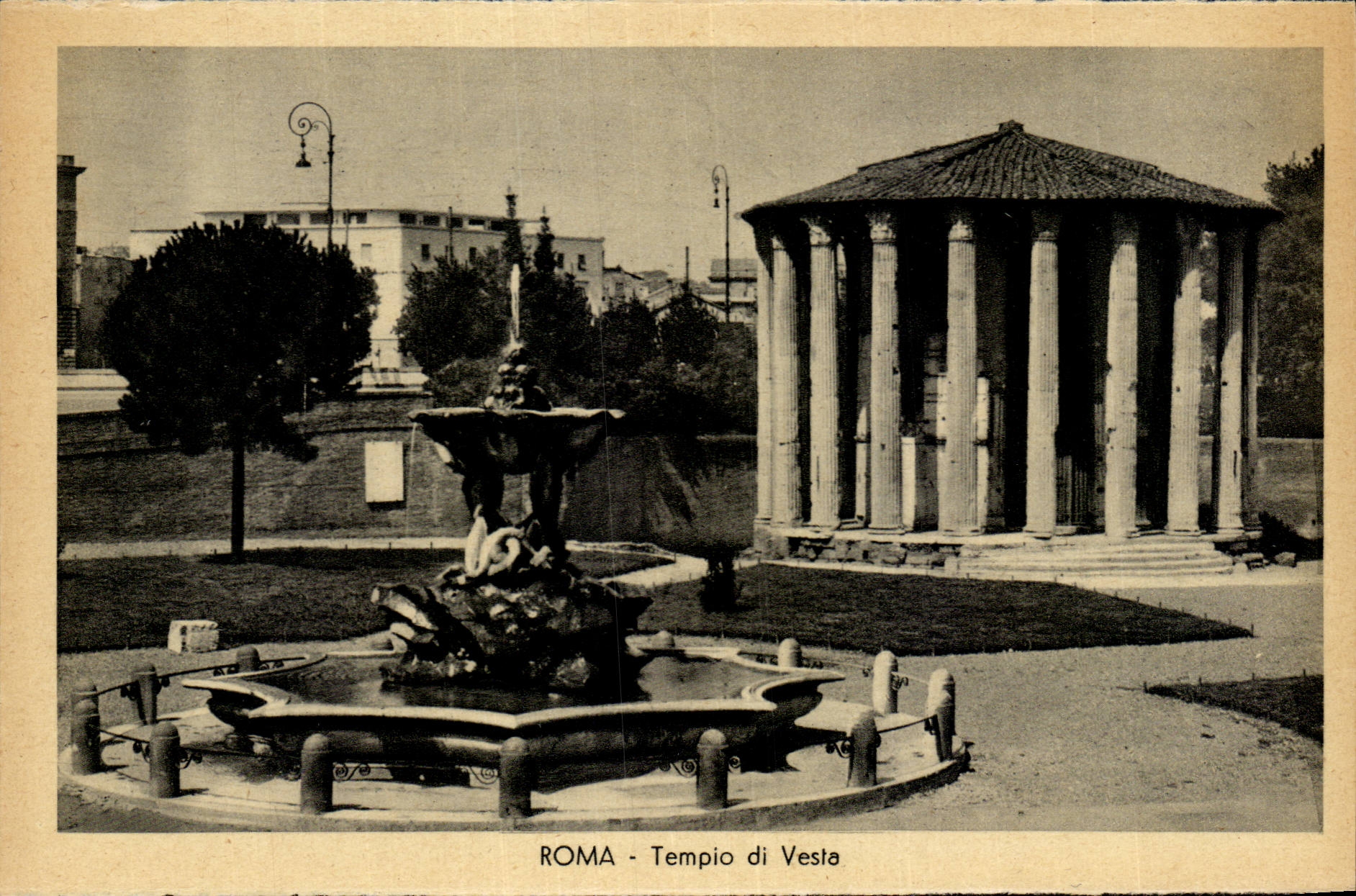 Italy Italia Roma CPA Templo di Vesta