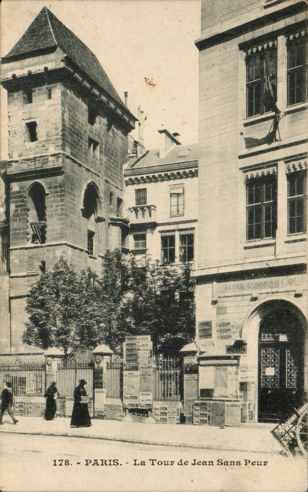 Paris CPA the Tower of Jean Without fear