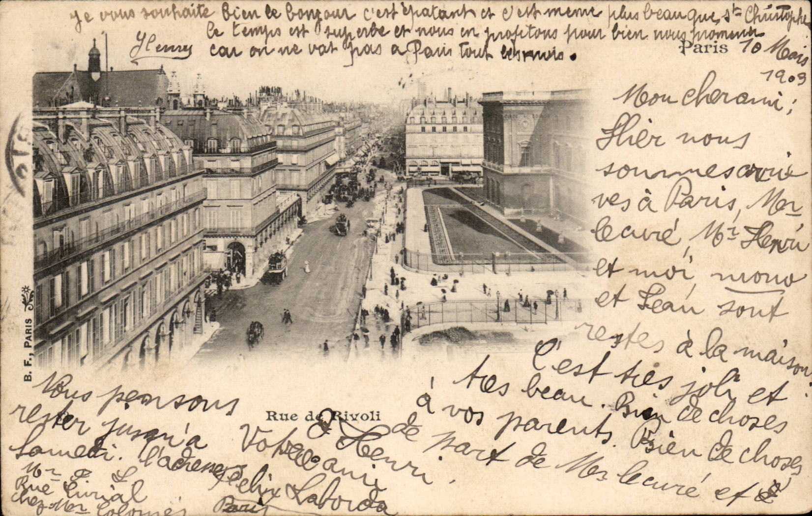 Paris CPA Rue de Rivoli