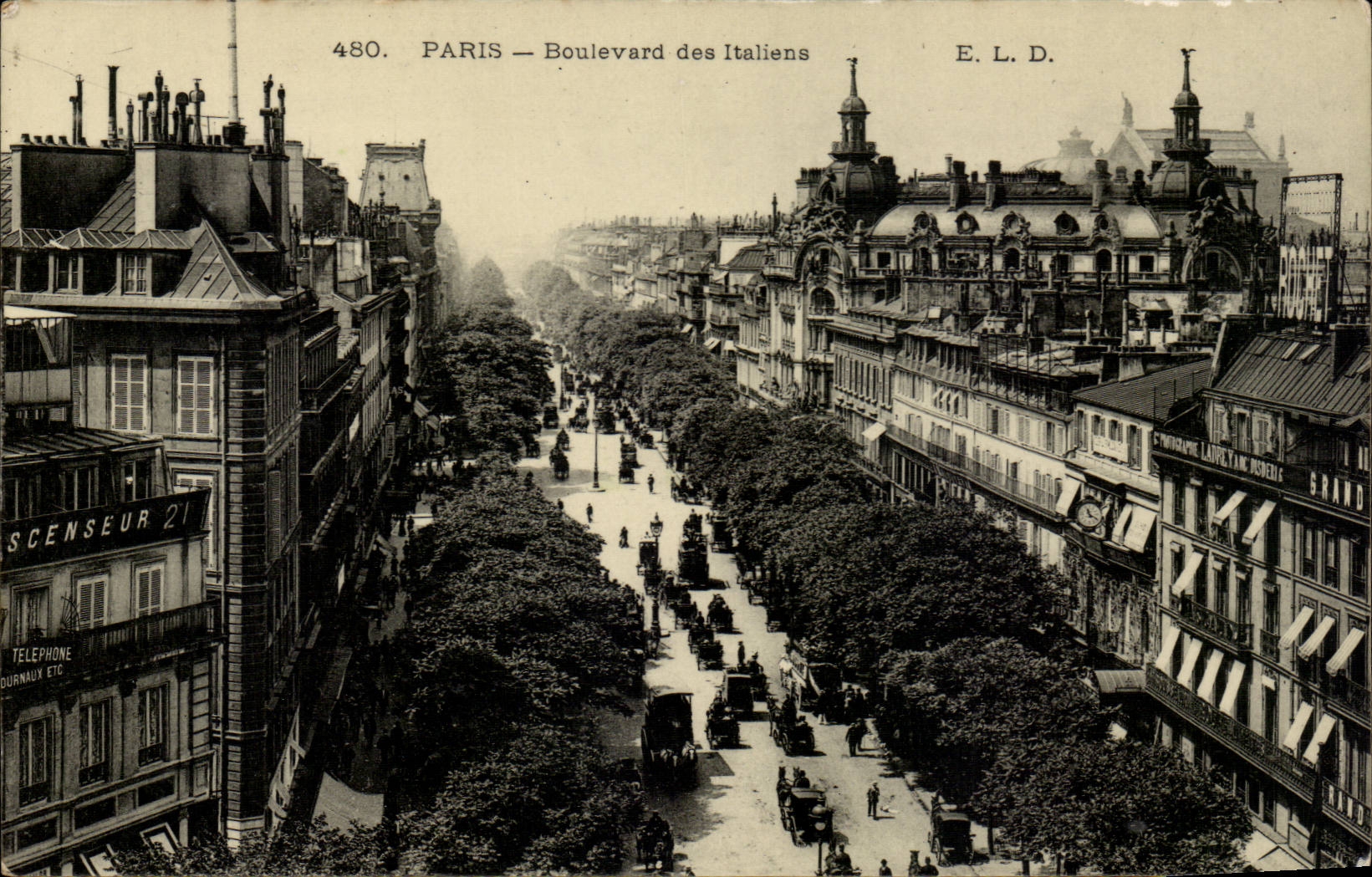 Paris CPA Boulevard des Italiens