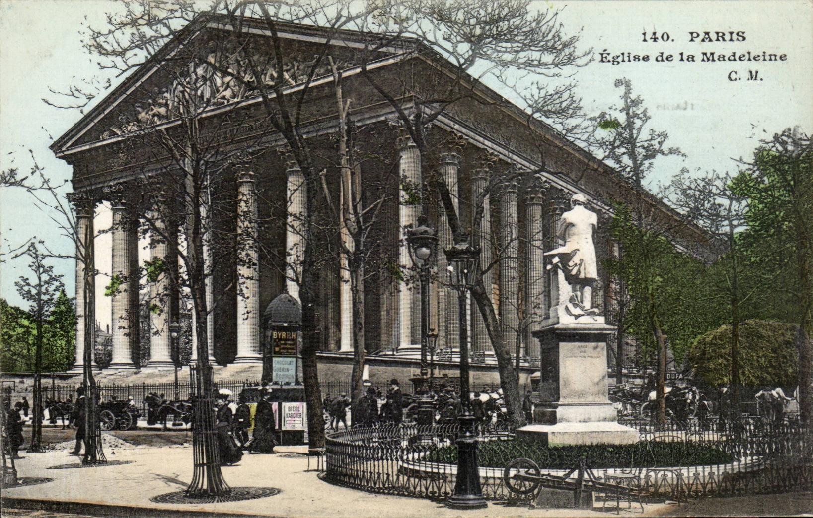 Paris CPA Eglise de la madeleine