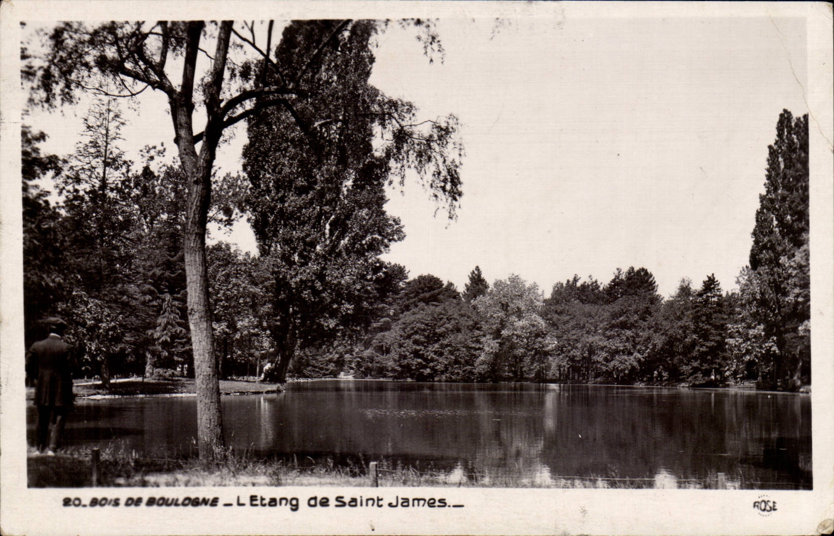 Paris CPA l'etang de Saint James
