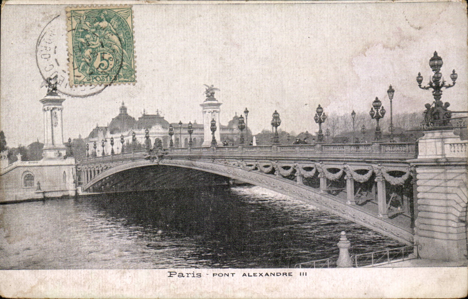 Paris - 7 - Bridge Alexandre III - CPA