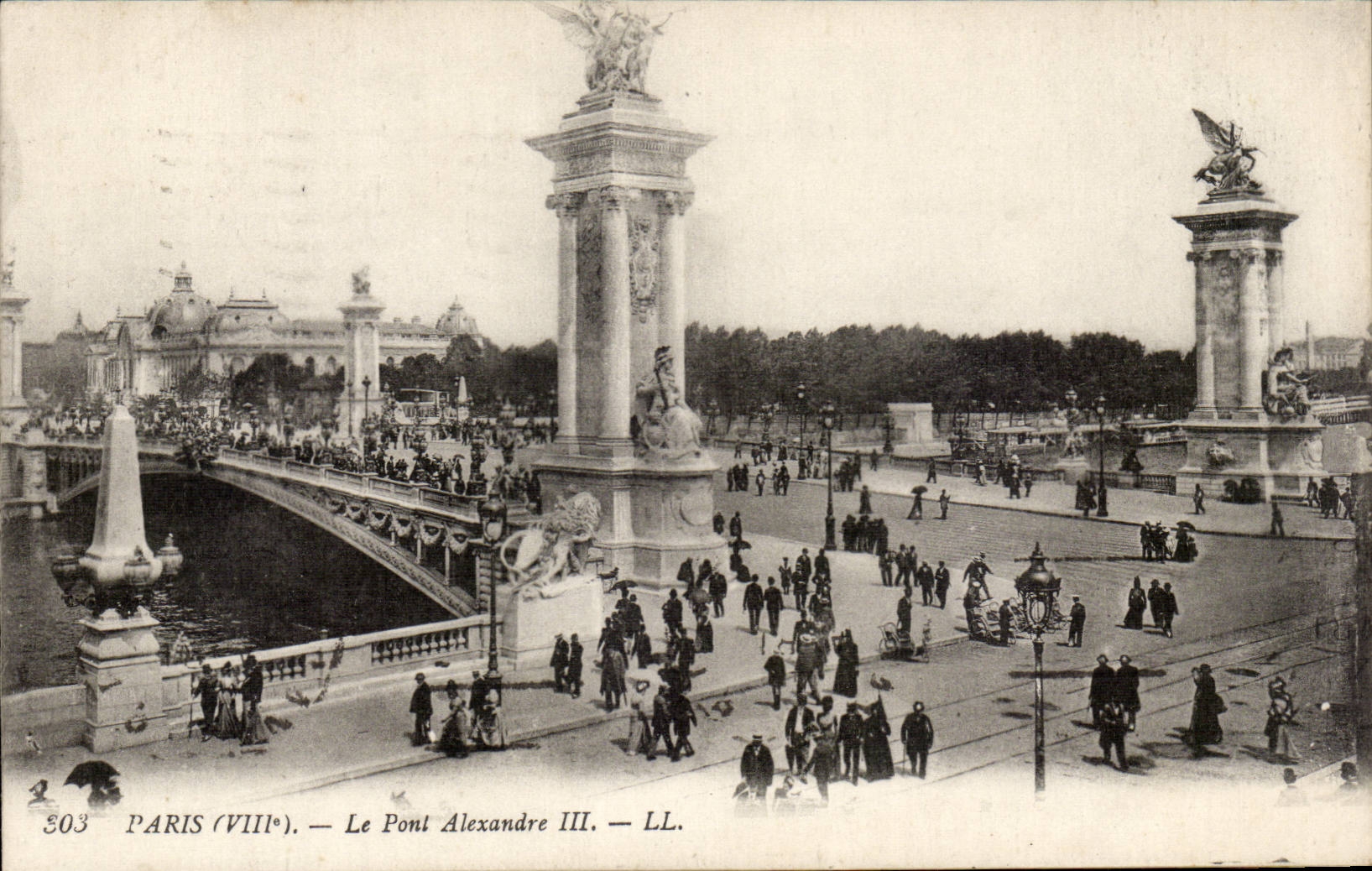 Paris - 7 - Bridge Alexandre III - CPA