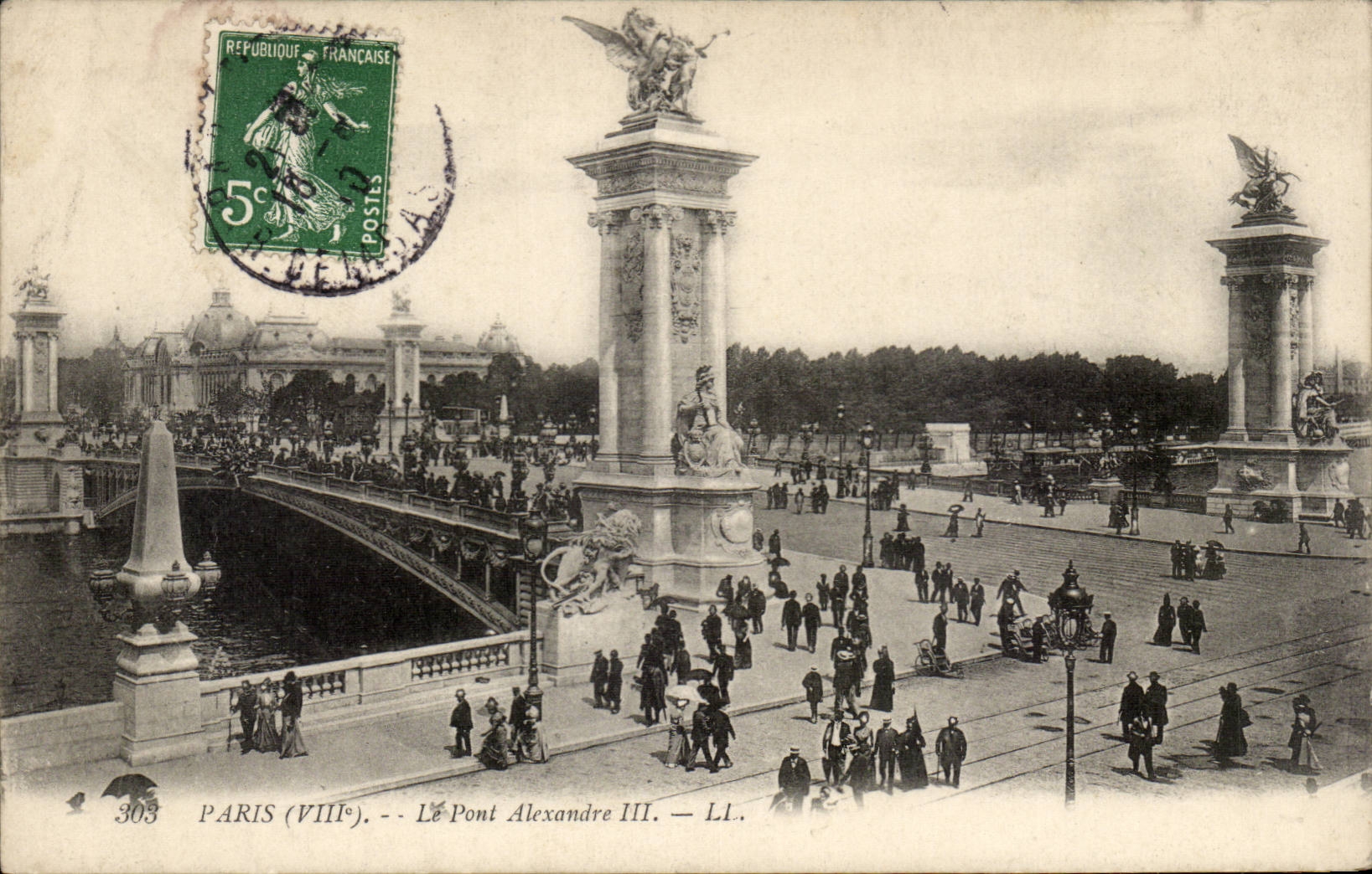 Paris - 7 - Bridge Alexandre III - CPA