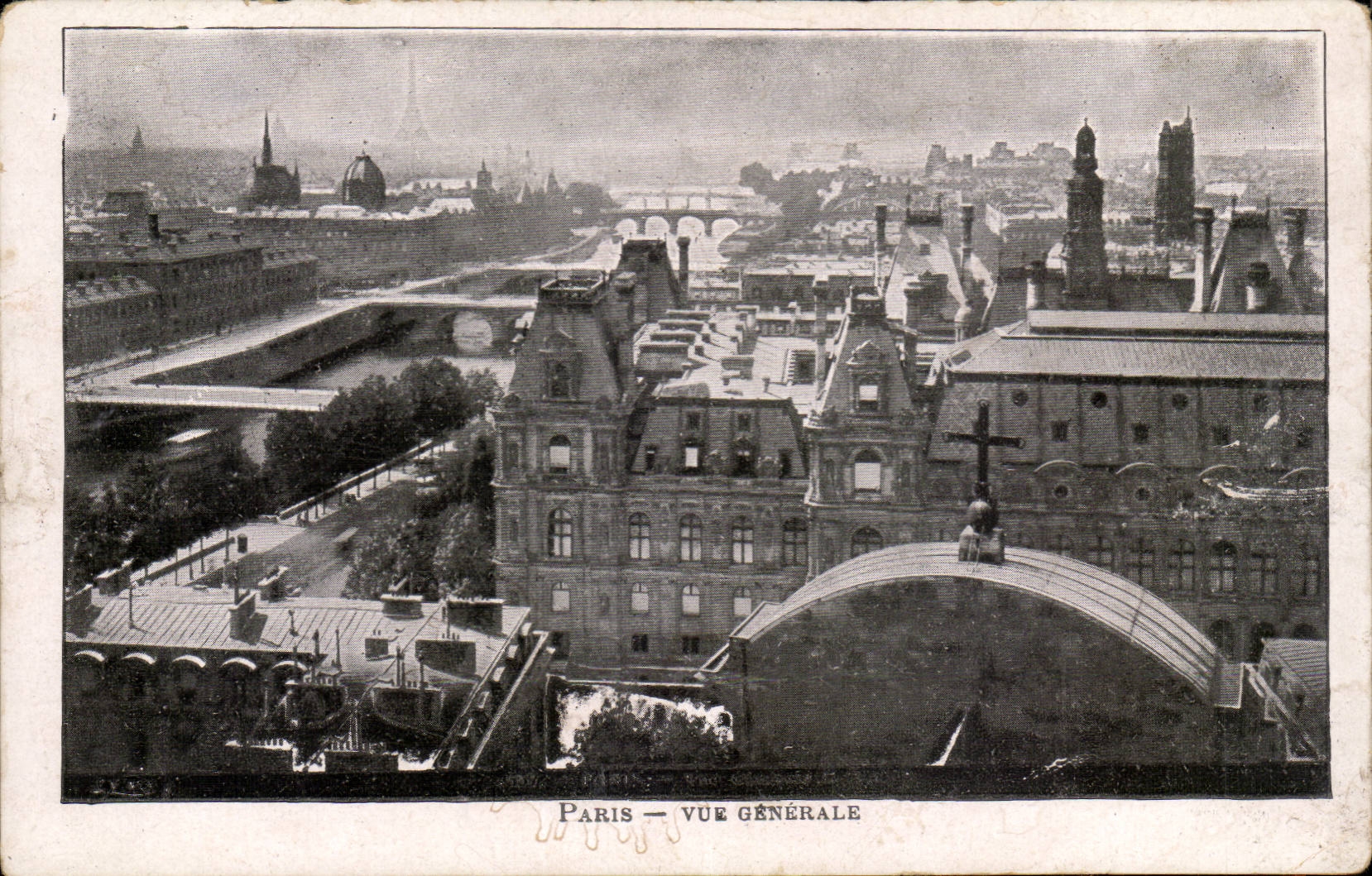 Paris - 1 - Vue Generale CPA 
