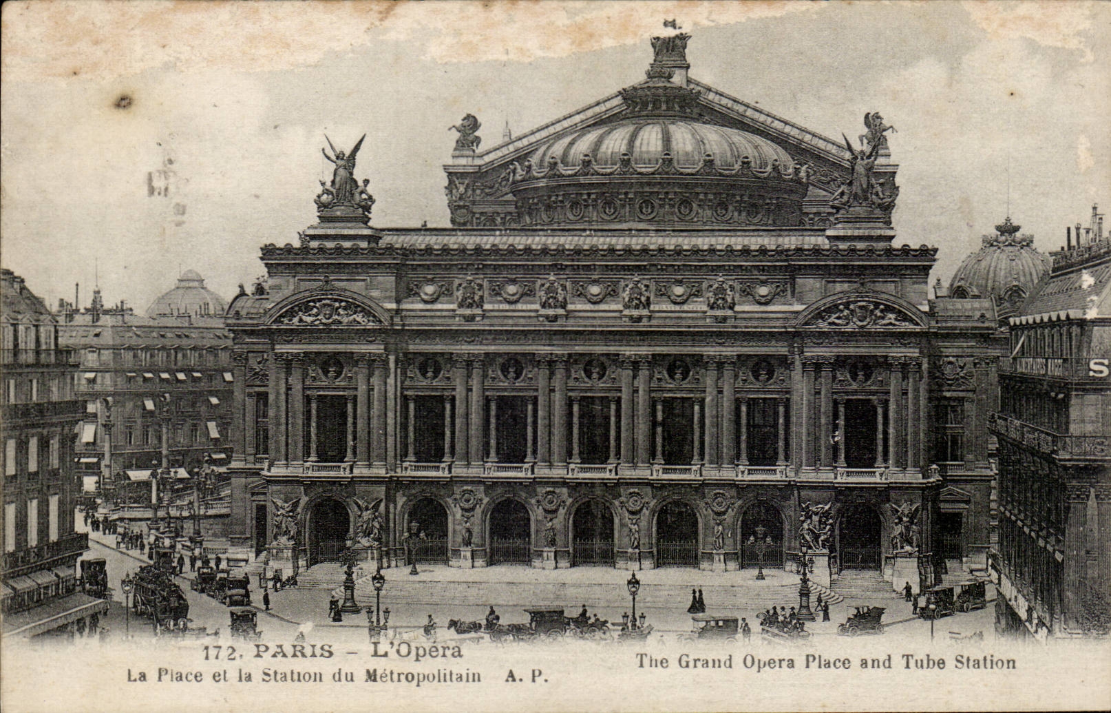 Paris - 9 - La Place de l'Opera CPA