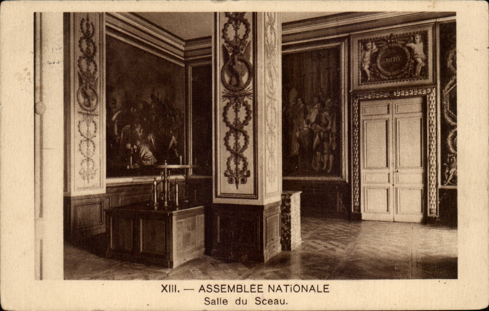 Paris - 7 - Assembles National - Room of Seal CPA