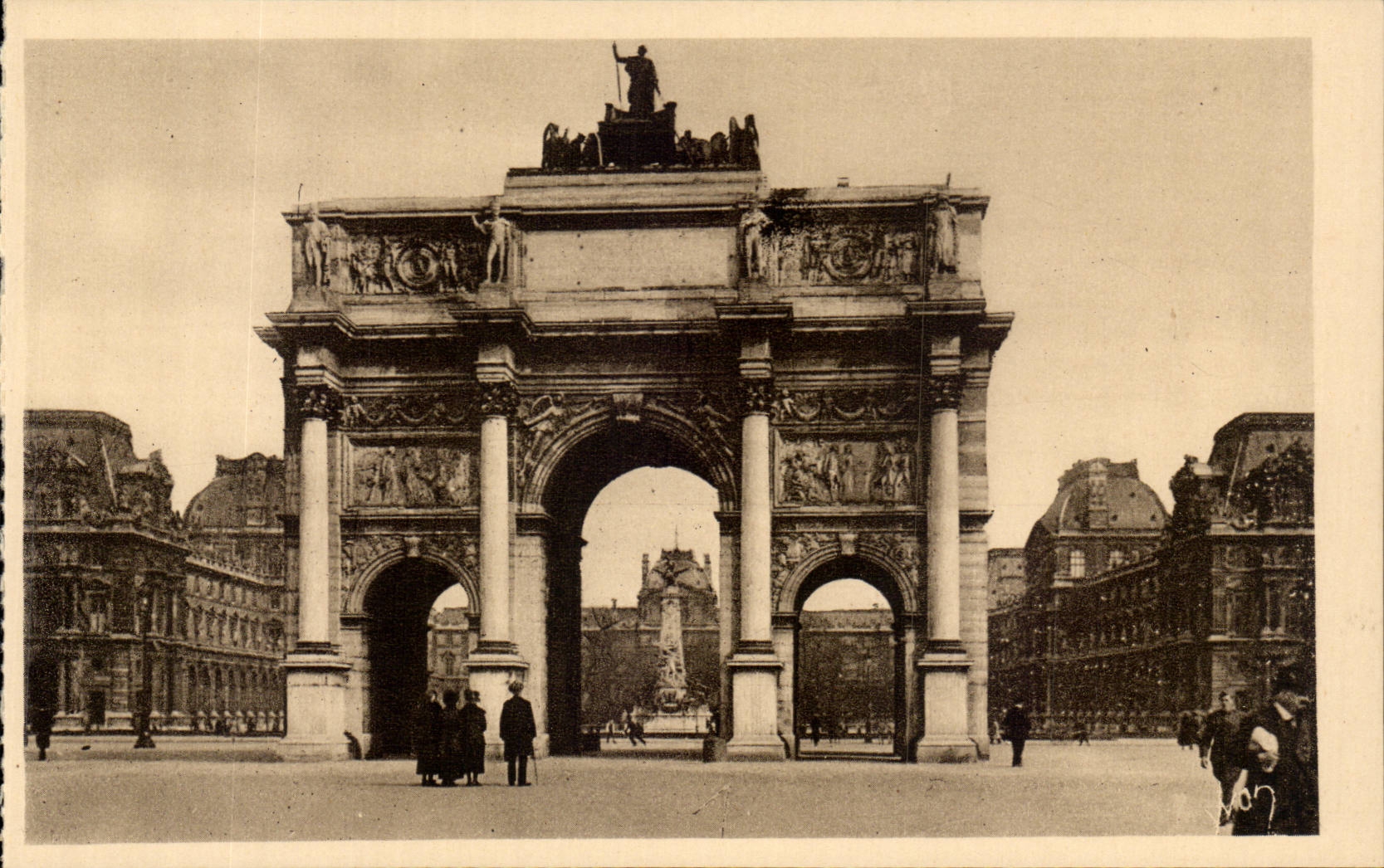 Paris - 1 - L'Arc de Triomphe du Carrousel CPA 