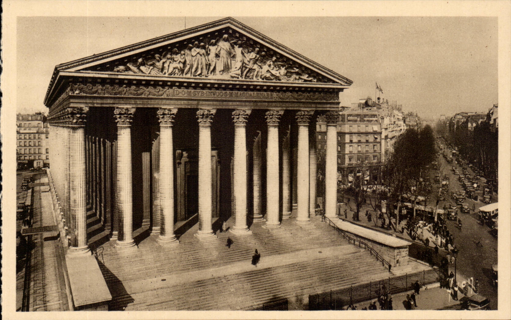 Paris - 8 - the Church of Madeleine CPA