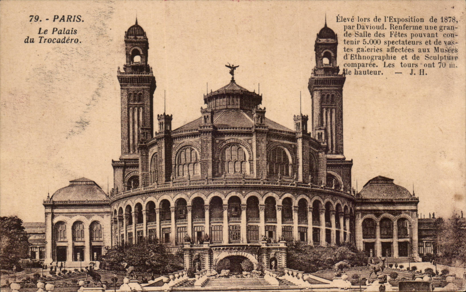 Paris - 16 - Le Trocadero - CPA