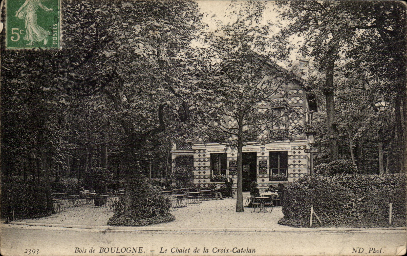 Paris - 16 - Bois de Boulogne - Le Chalet de la Croix catelan - CPA 
