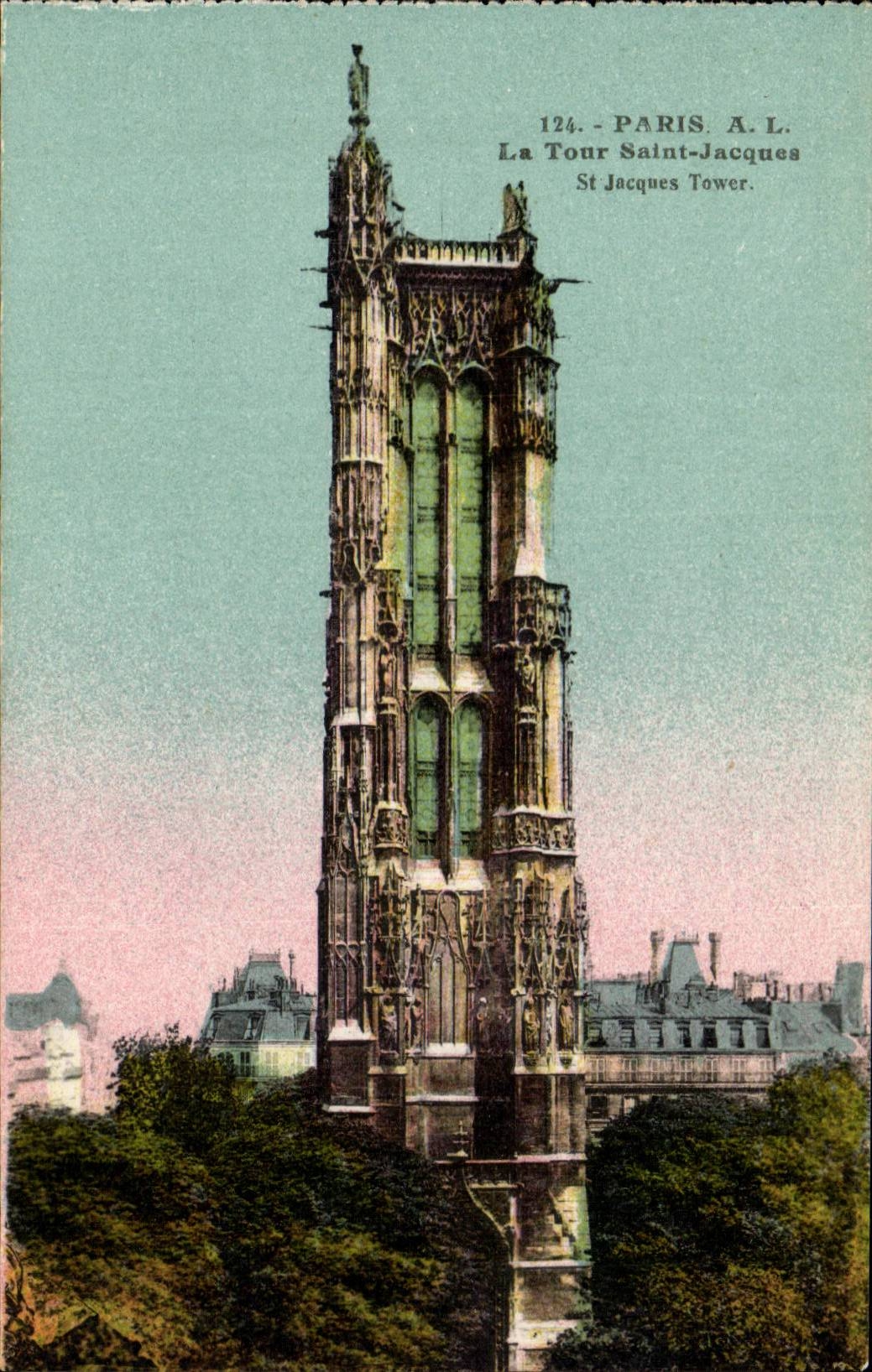 Paris - 4 - Tour Saint Jacques - CPA