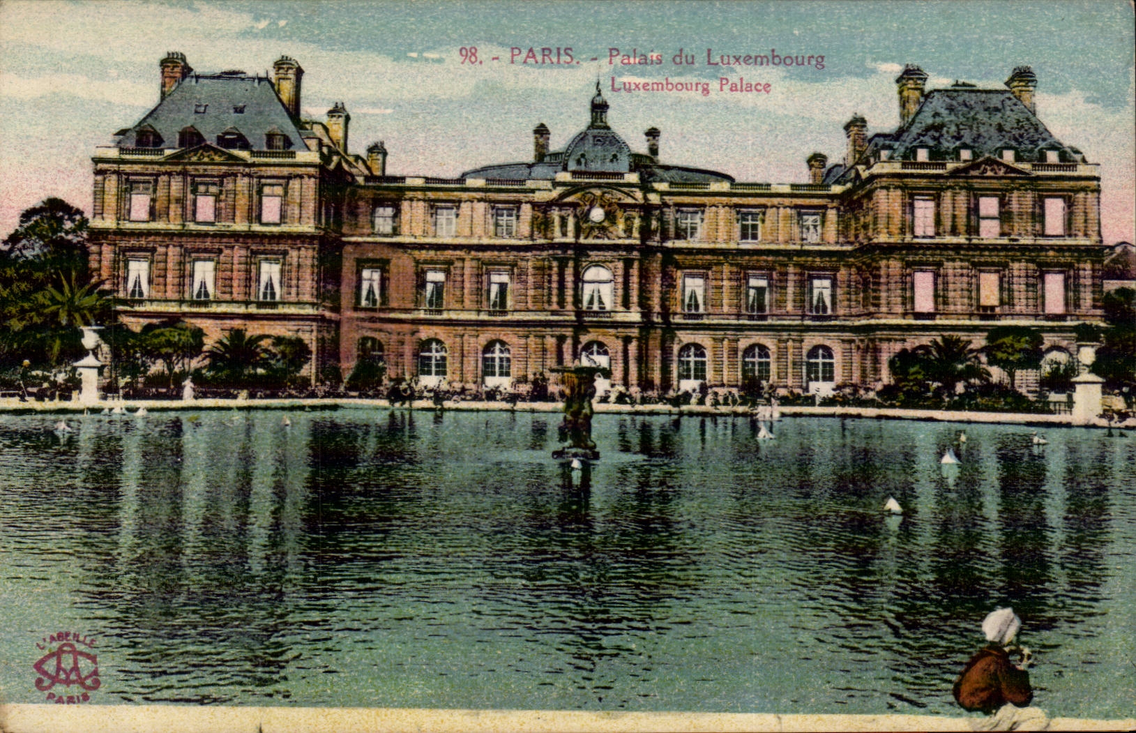 Paris - 6 - Palate of Luxembourg CPA