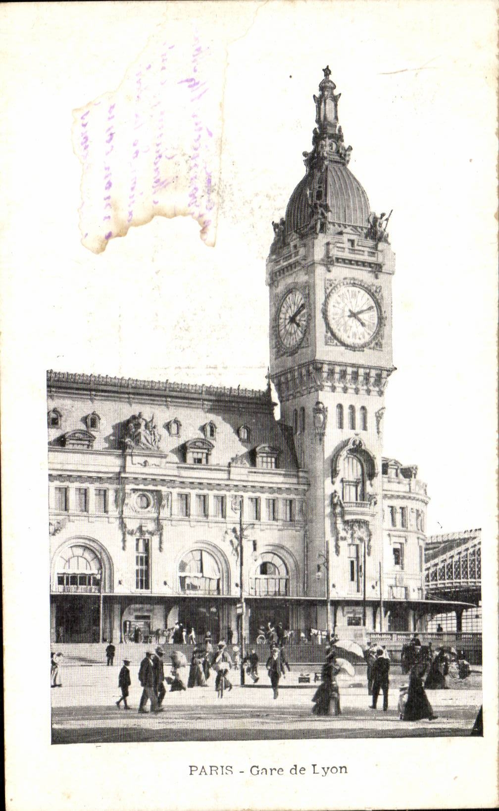Paris - 12 - Gare de Lyon CPA