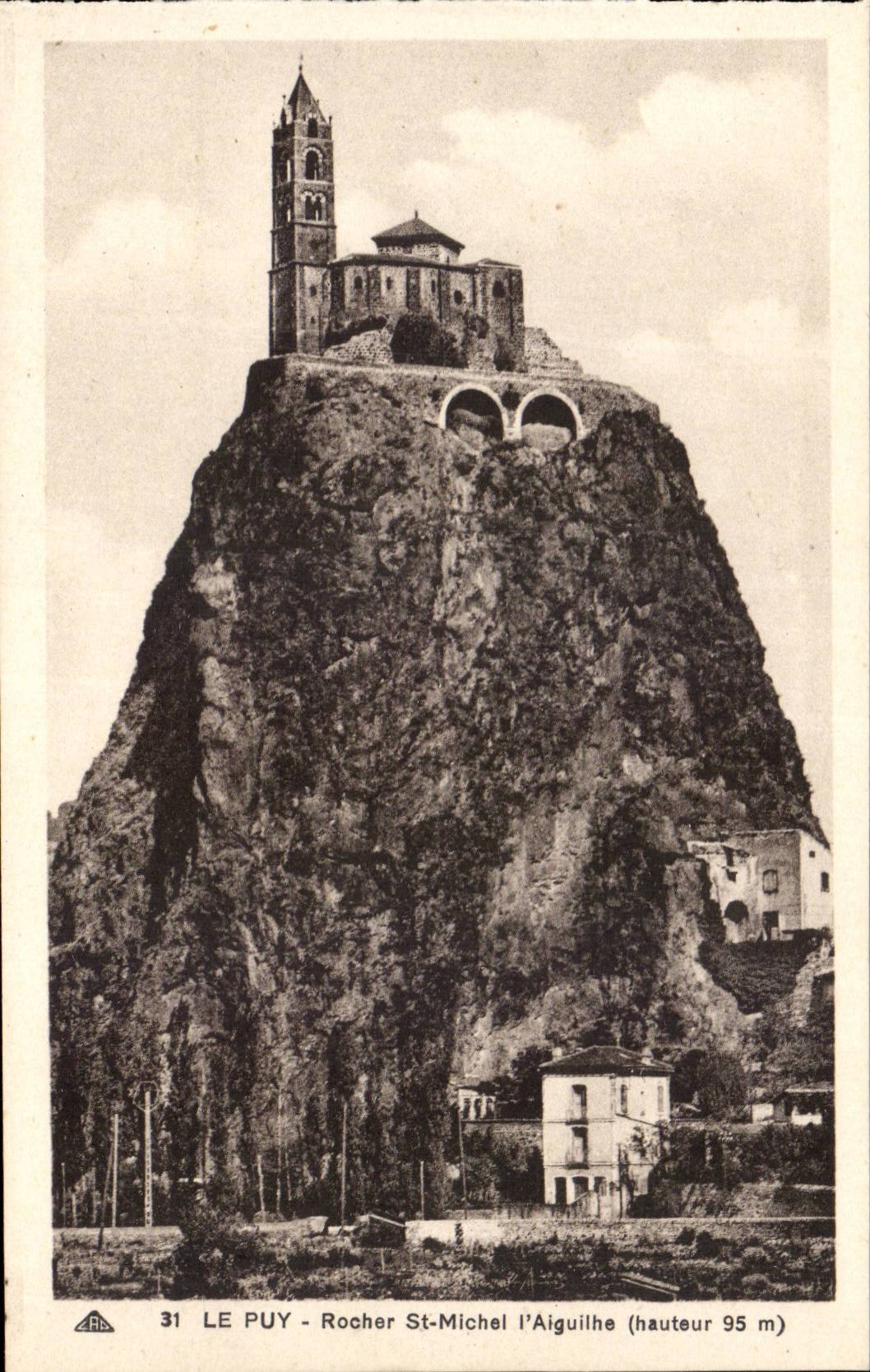 Puy - Rock St Michel the Needle - CPA