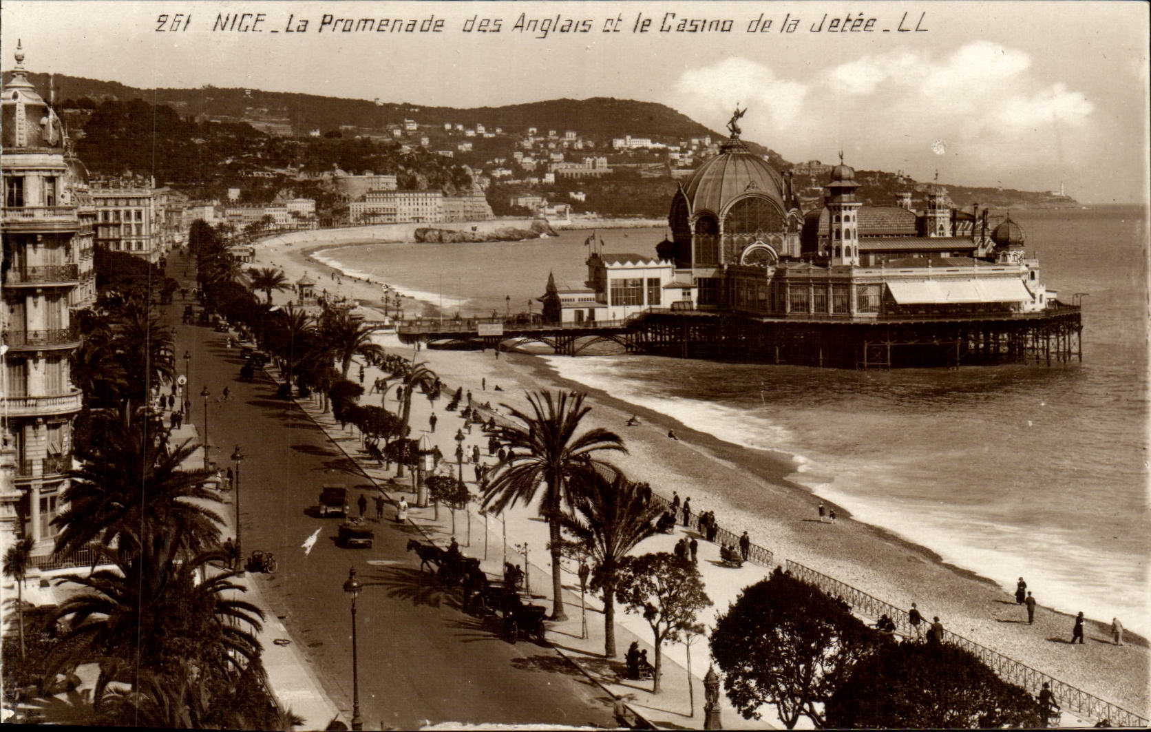 Nice - the Walk of the English and the Casino of the Pier - CPA
