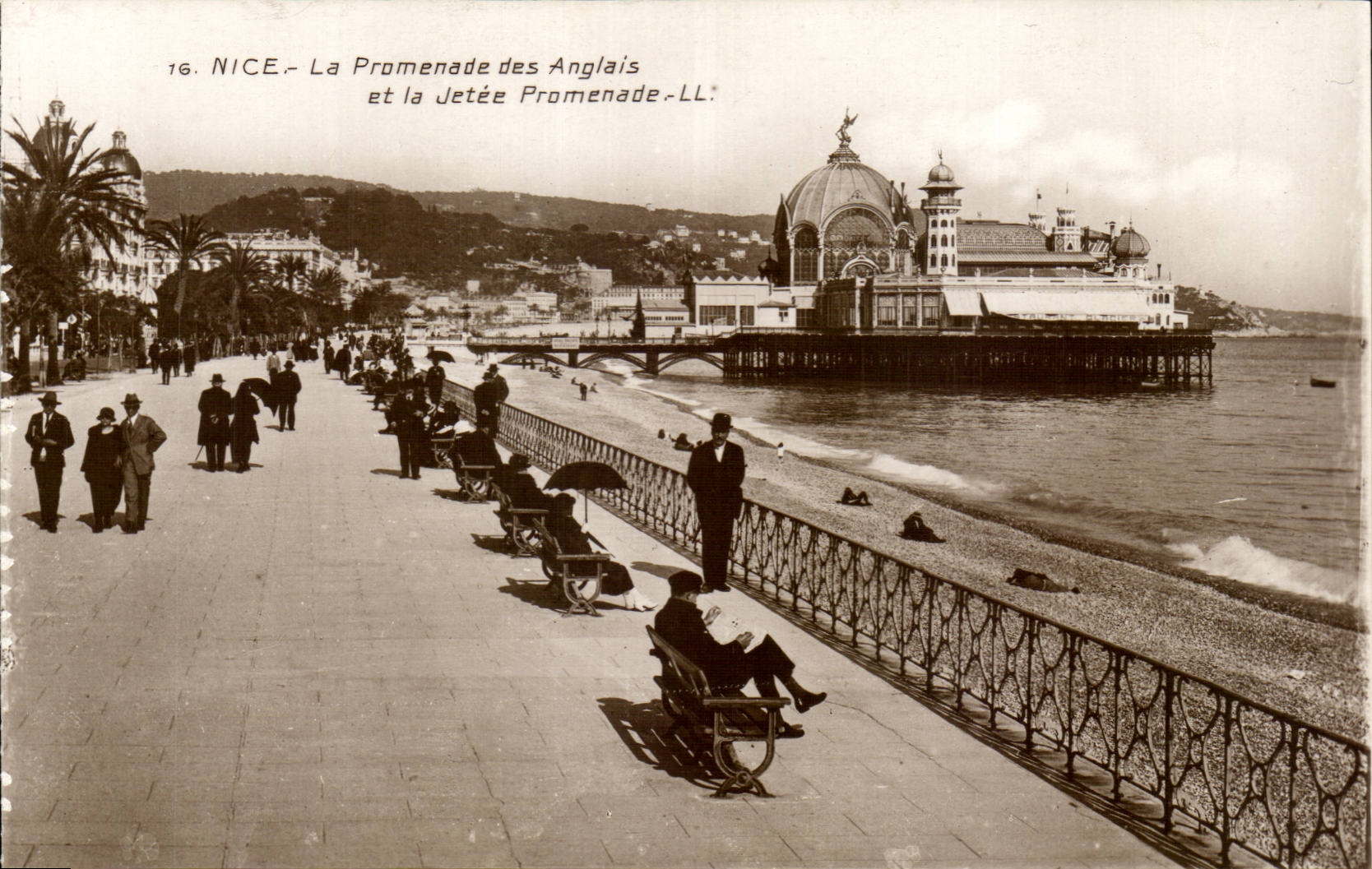 Nice - the Walk of the English and the Pier Walk - CPA