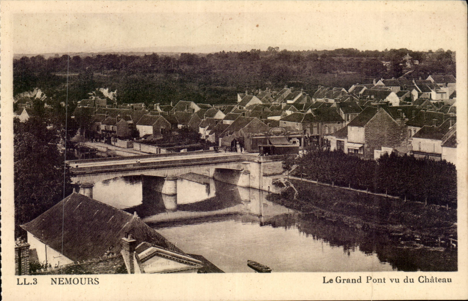 Nice - the Large Bridge seen of the Castle - CPA