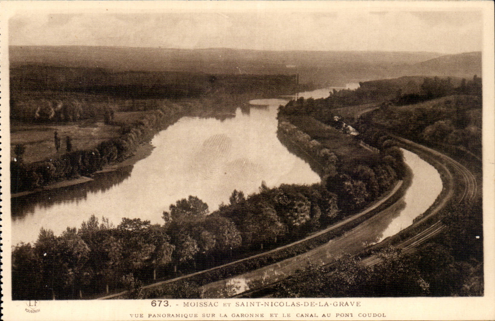 Moissac and St Nicholas of the Low register - View - CPA