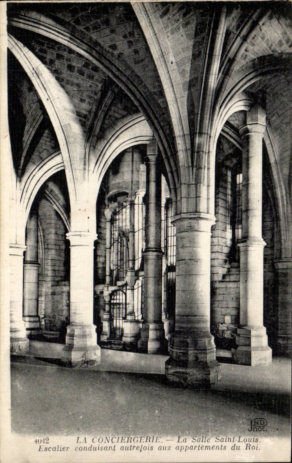 Paris - 1 - La Conciergerie - La Salle Saint Louis - CPA