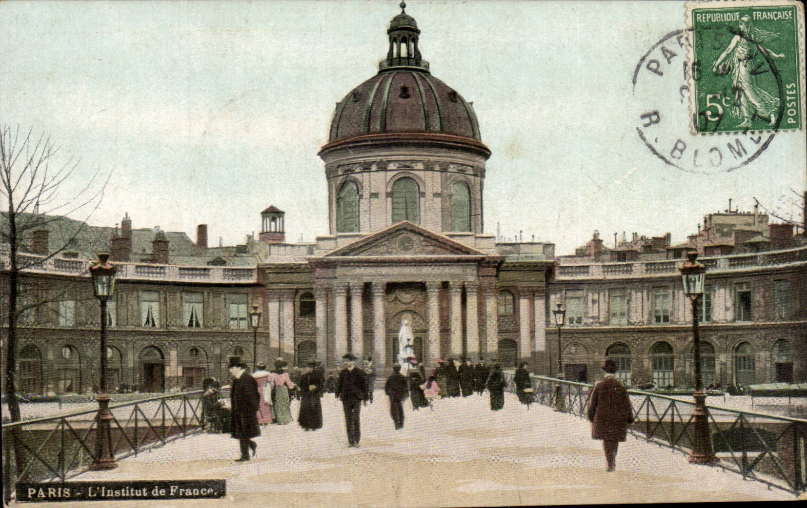 Paris - 6 - the Institute of France - CPA
