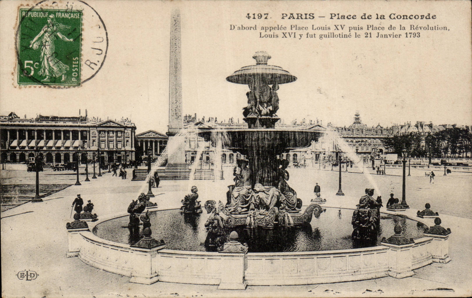 Paris - 8 - Place of the Harmony - CPA