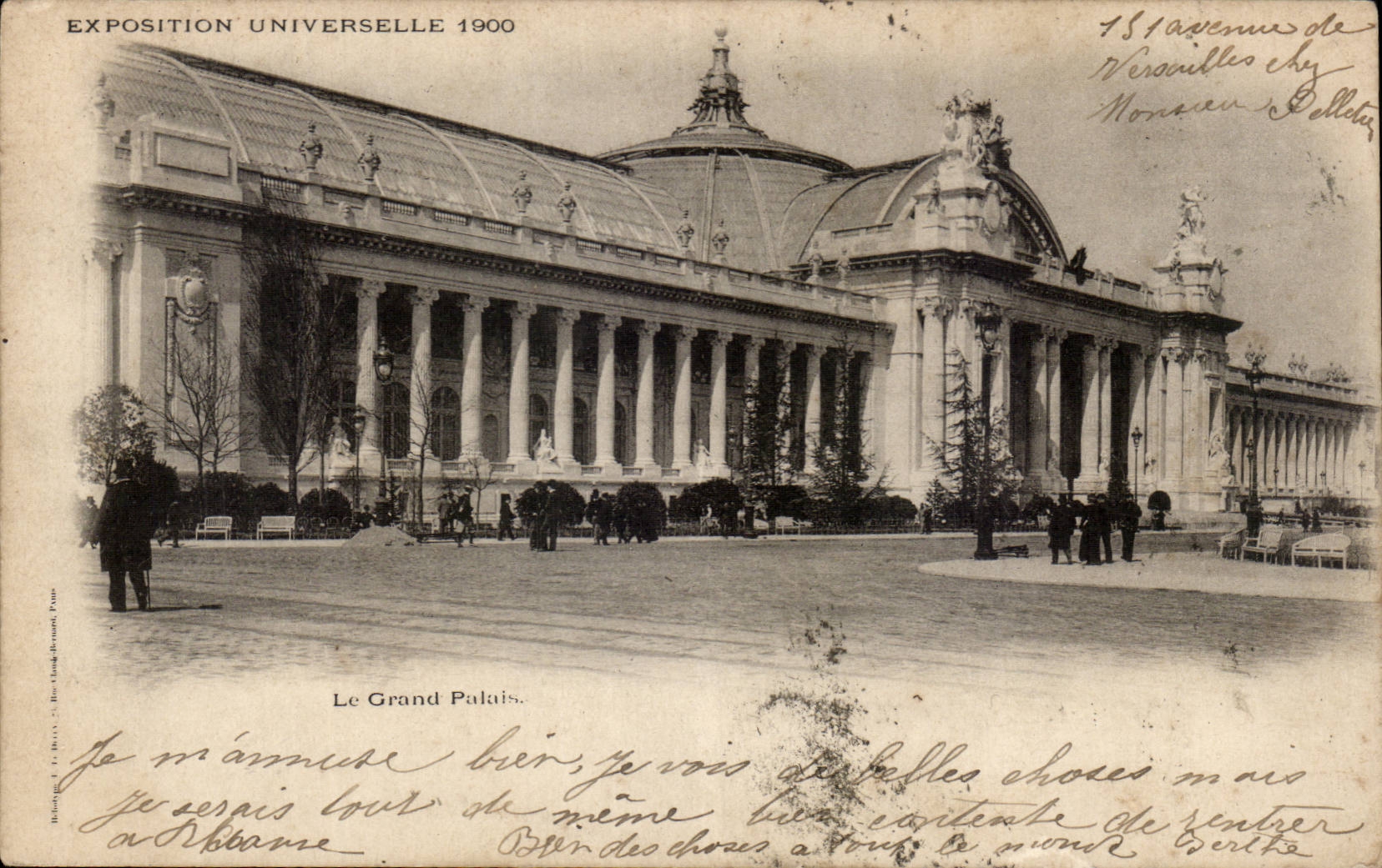 Paris - 8 - Fair Universal 1900 - the Large Palate - CPA
